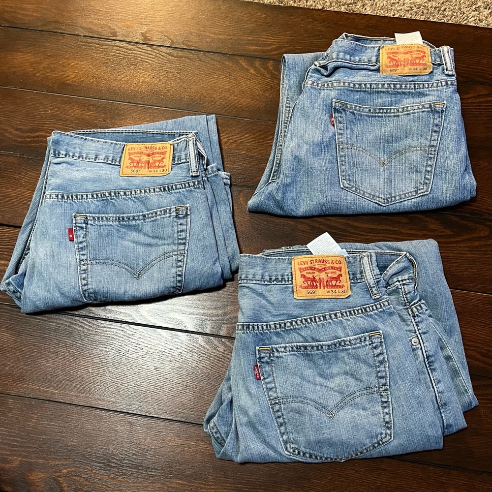 Mens Levi’s 569 Jeans